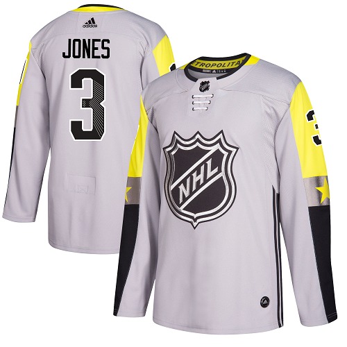 Adidas Columbus Blue Jackets 3 Seth Jones Gray 2018 All-Star Metro Division Authentic Stitched Youth NHL Jersey